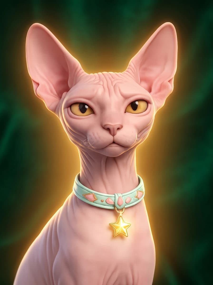 Kevin the sphynx cat